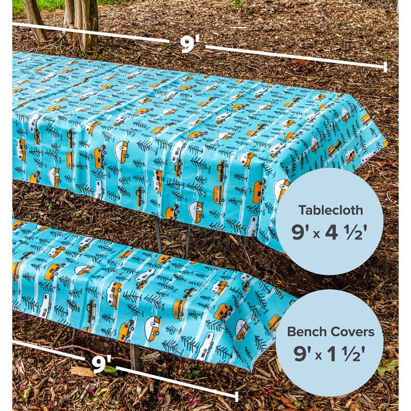 RV Themed Tablecloth Set