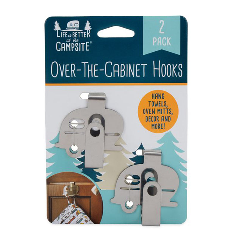 Over-the-Cabinet Hooks 2-Pack