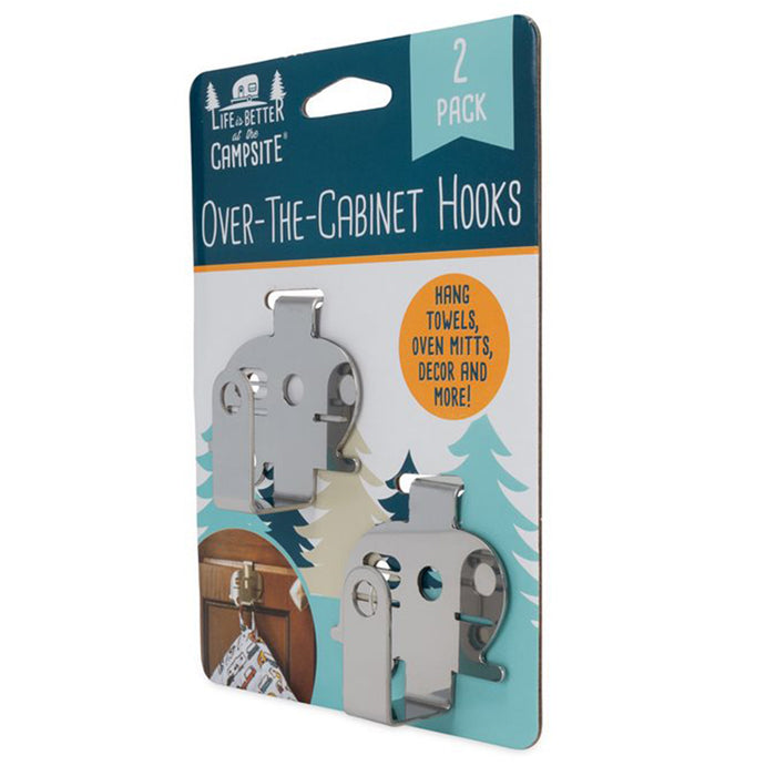 Over-the-Cabinet Hooks 2-Pack
