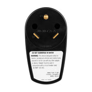 front on view of the 30 amp power plugs