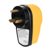 side view of the 30 amp plug ends
