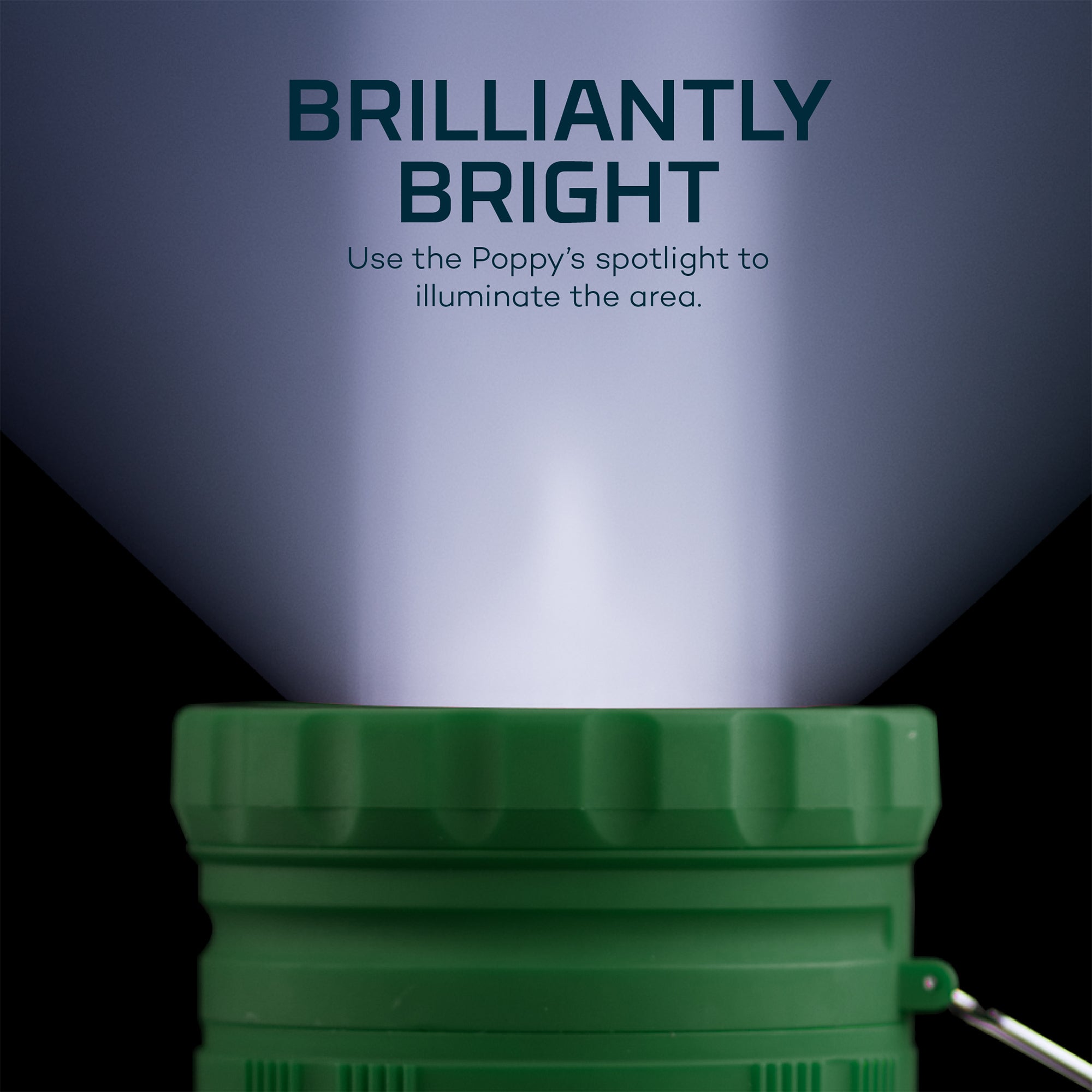 新品未使用　POPPY パフサテントップスライトグリーン Poppy Lantern / Spotlight — coleman pop up parts
