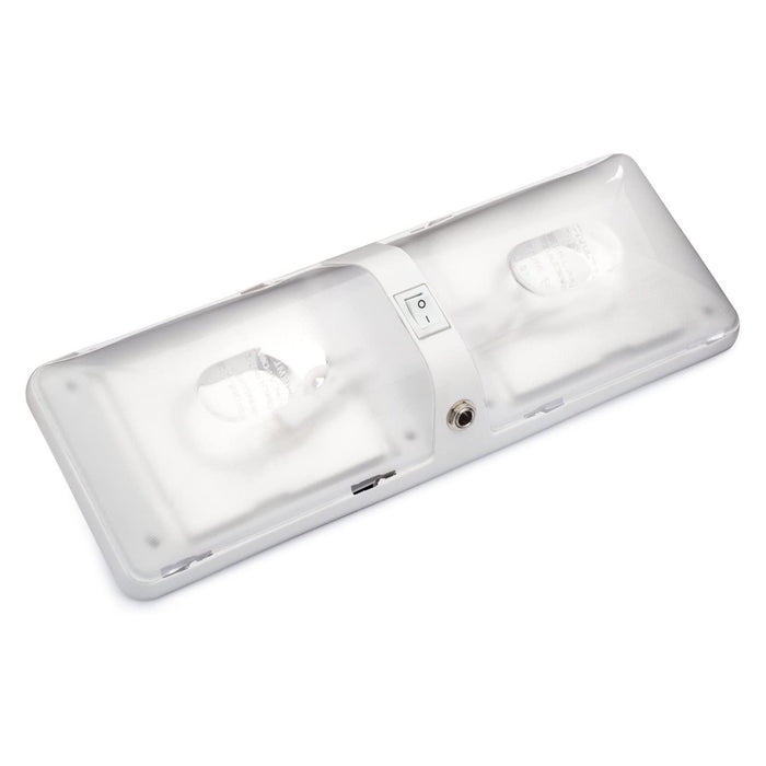 Dual Ceiling Light With Auxiliary Port