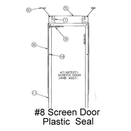 Screen Door Canvas Seal