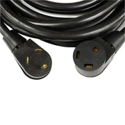 male and female ends of the extension cord
