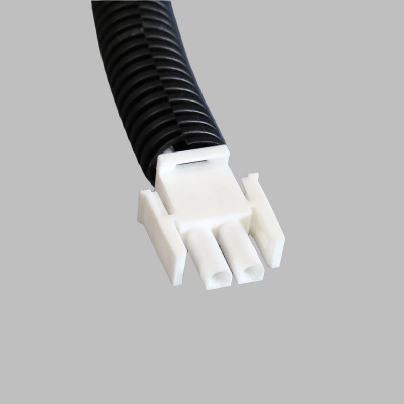 battery harness showing the connector end