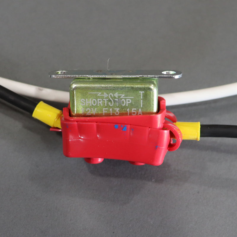 battery harness showing the breaker