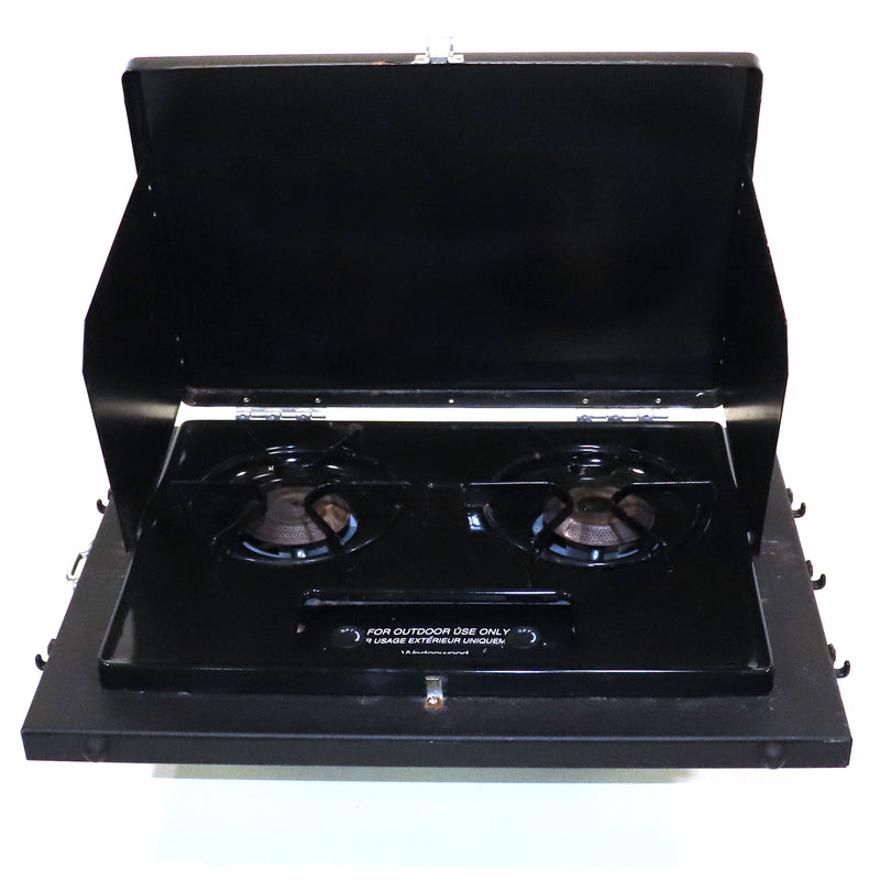Black High Pressure Outdoor Stove Used