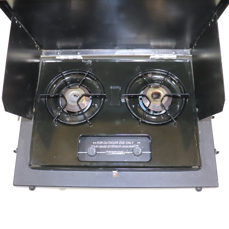Black High Pressure Outdoor Stove Used