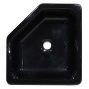 black camper sink