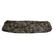 A camouflage pattern cushion cover designed for a 2009 Mesa pop up camper.