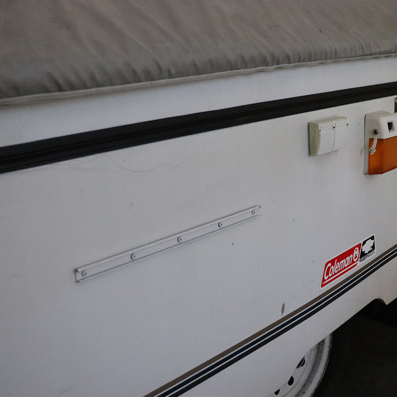 abs roof seal installed on a pop up camper