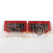 taillights as shown from the rear