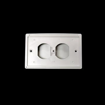 White Exterior Outlet Cover