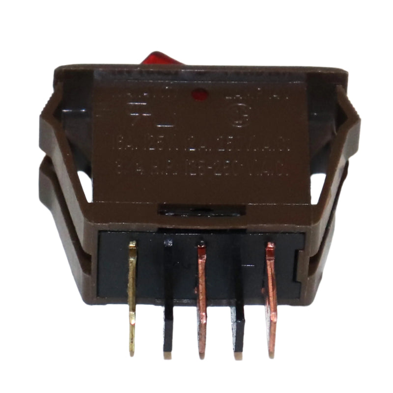 rocker switch showing the terminals