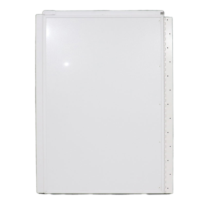 swing style door for highwall pop up campers