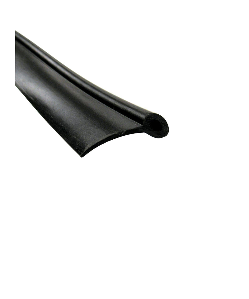 A black seal strip used for weatherproofing purposes, typically found on slide out boxes or under glide out sections.