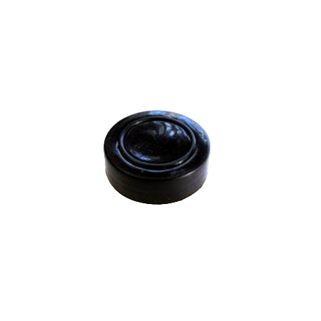 pole or leg cap with internal threads in plastic