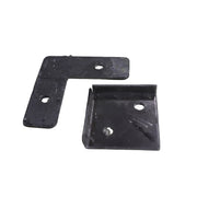 bottom view of the miter corner cover bracket kit