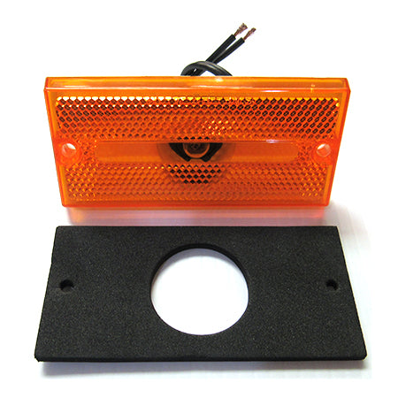 Amber Squared Marker Lamp