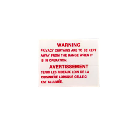 Safety Label Curtains