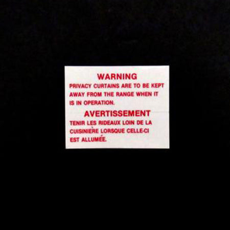 Safety Label Curtains