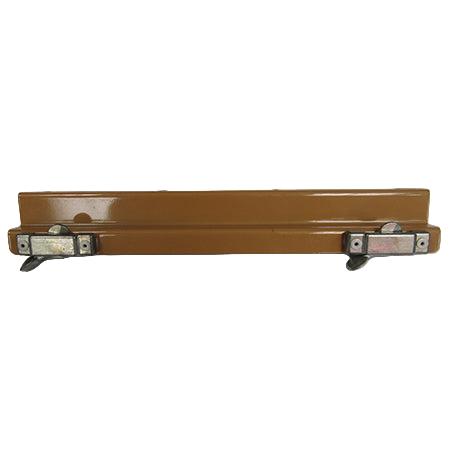 screen door storage bracket with latch cams