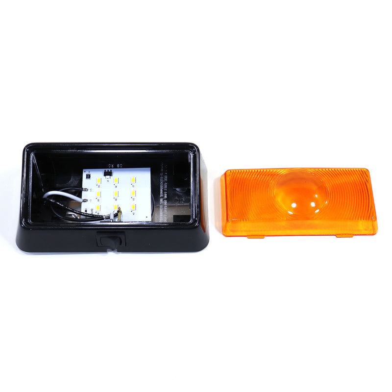 LED Black Porch Lamp