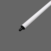 bottom of the tent pole showing a tent support tip