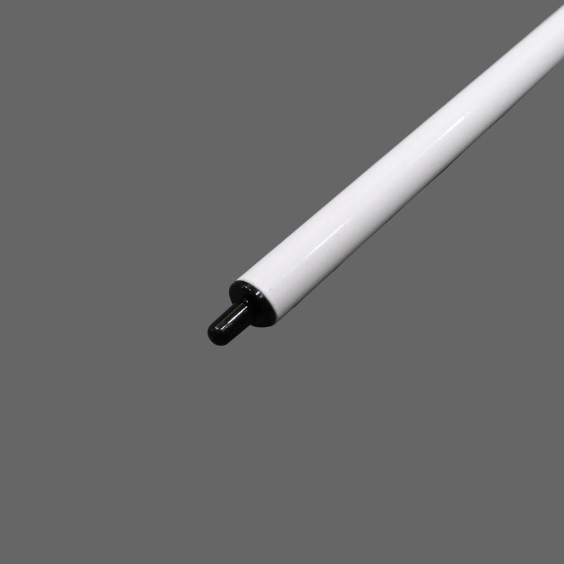 bottom of the tent pole showing a tent support tip