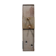 Rear support bracket for a spare tire, made of metal with a used condition indicated by the visible signs of wear and tear.