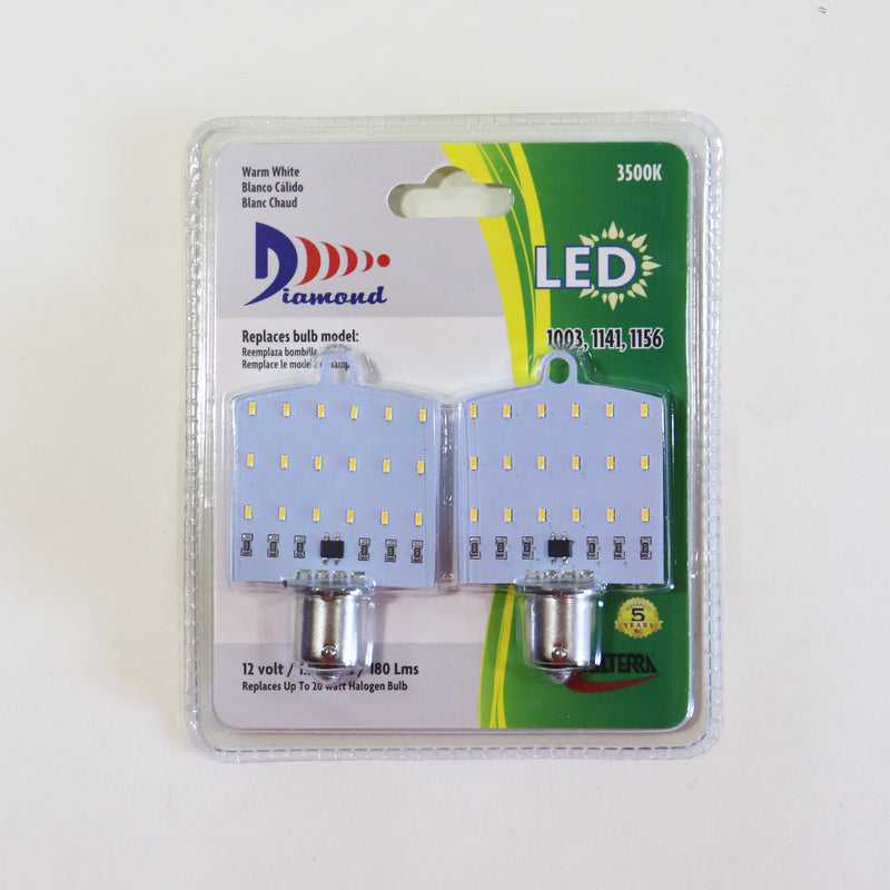 LED Bulbs 2 Pack Replaces 1141/1003/1156