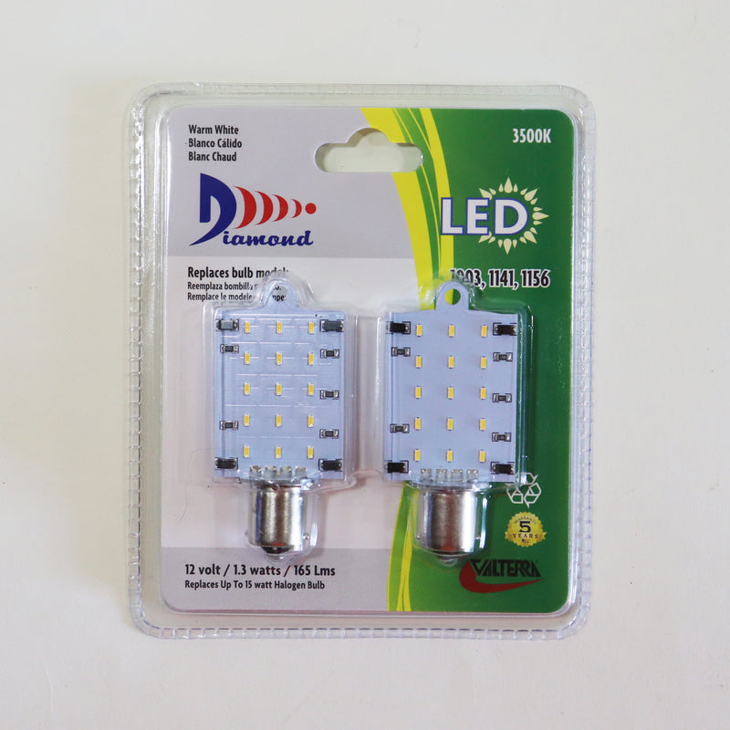 LED Bulbs 2 Pack Replaces 1141/1003/1156