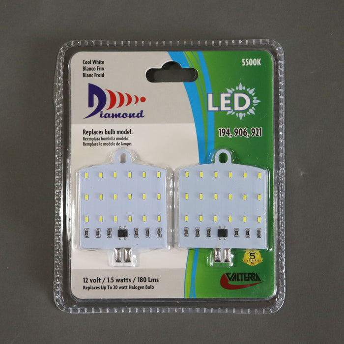 LED Bulbs 2 Pack Replaces 194/906/921