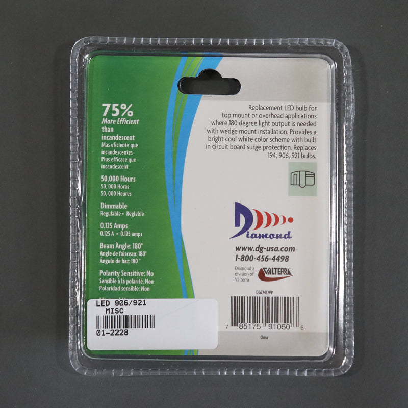 LED Bulbs 2 Pack Replaces 194/906/921