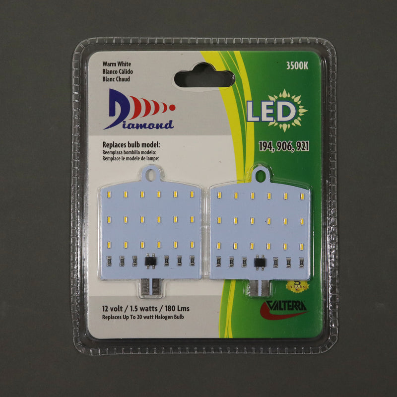 LED Bulbs 2 Pack Replaces 194/906/921
