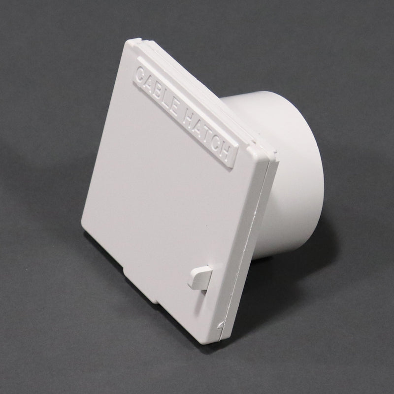 Square Power Cord Hatch