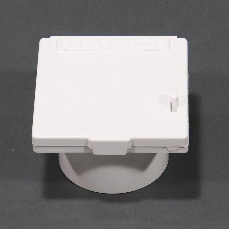 Square Power Cord Hatch