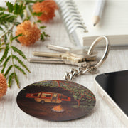 keychain displayed on a table