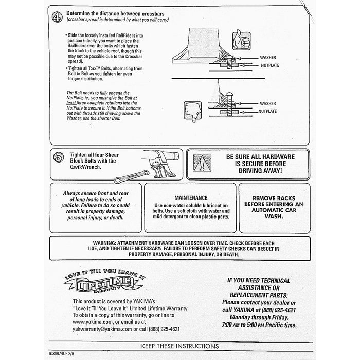 Yakima Railrider Tower Kit