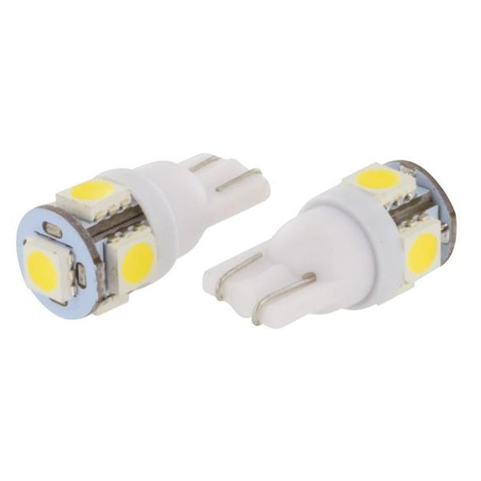 Cool White LED 2 Pack 194 Marker Lamp Bulbs