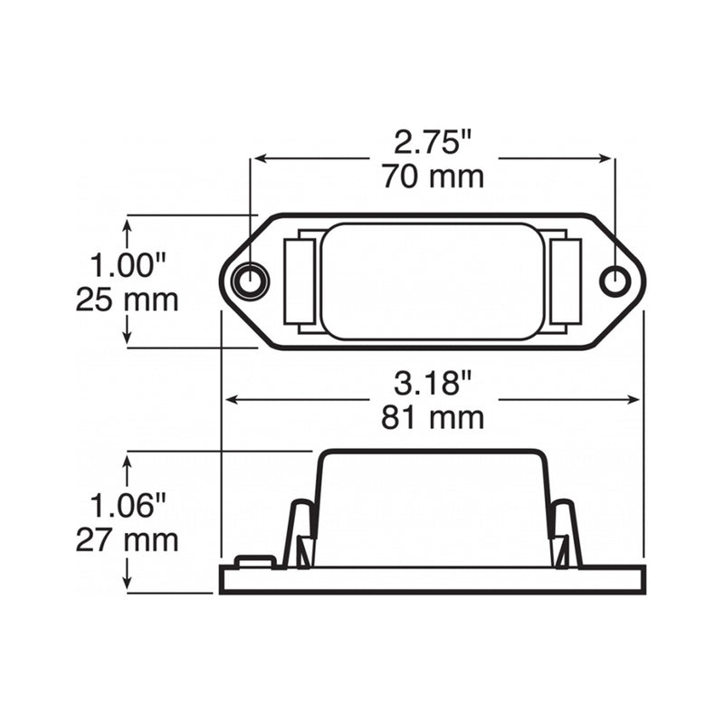 Amber Marker Light