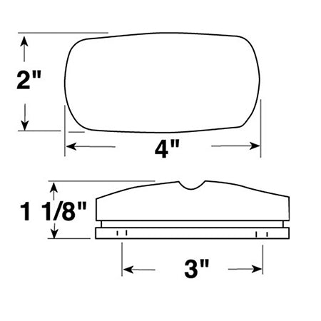Amber Marker Lamp
