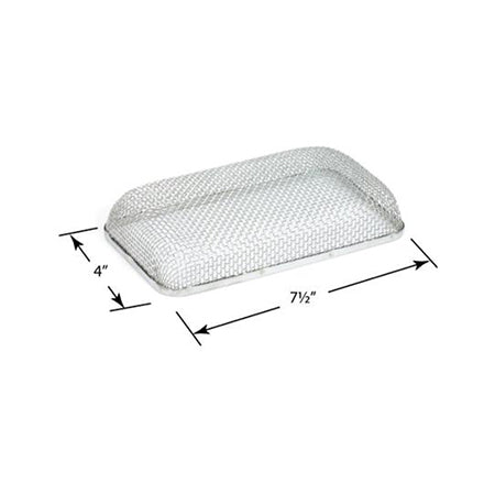 camper furnace bug screen with measurements