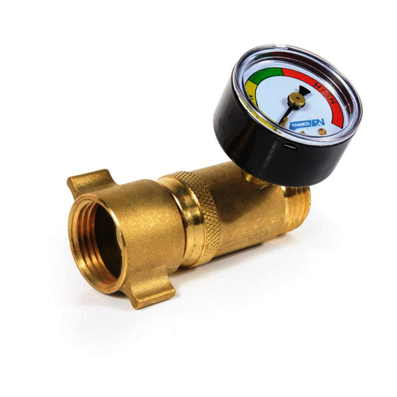 Water Pressure Regulator With Gauge