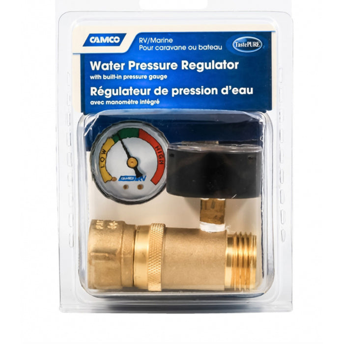 Water Pressure Regulator With Gauge