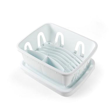 white mini dish drainer