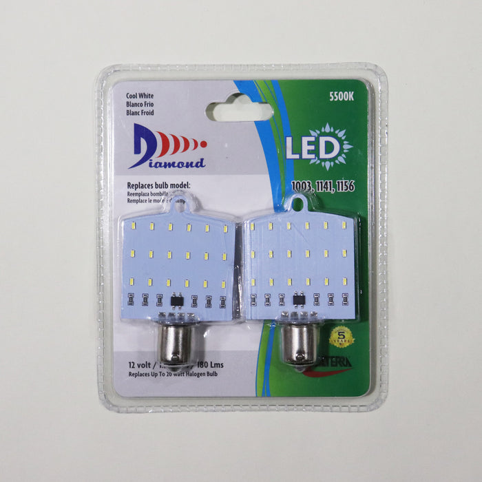 LED Bulbs 2 Pack Replaces 1141/1003/1156